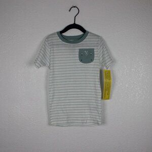 Carter's, Shirt and Shorts Combo, Boys (7), Light Blue and White, NEW